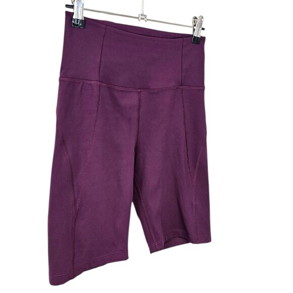 Girlfriend Collective Womens Bike Shorts, Athletic, Purple, Gym, Size Small - Picture 2 of 9